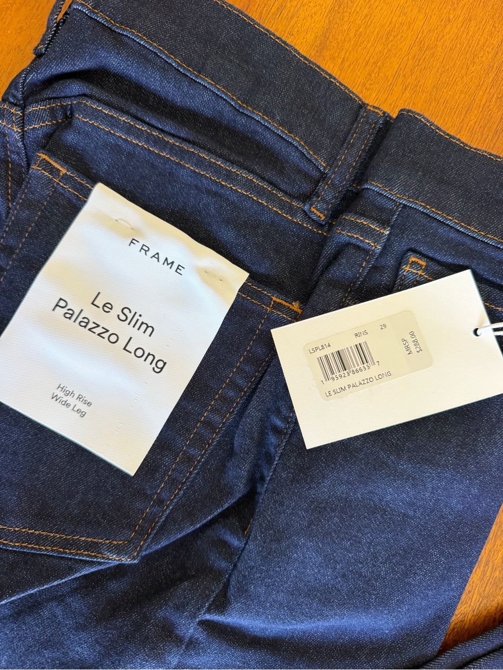 NWT FRAME Le Slim Palazzo Jeans - Picture 5 of 10